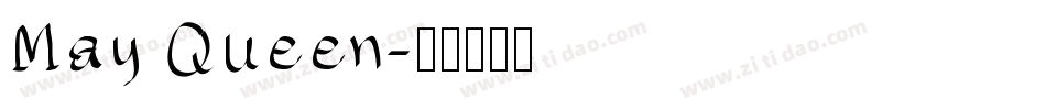 May Queen字体转换